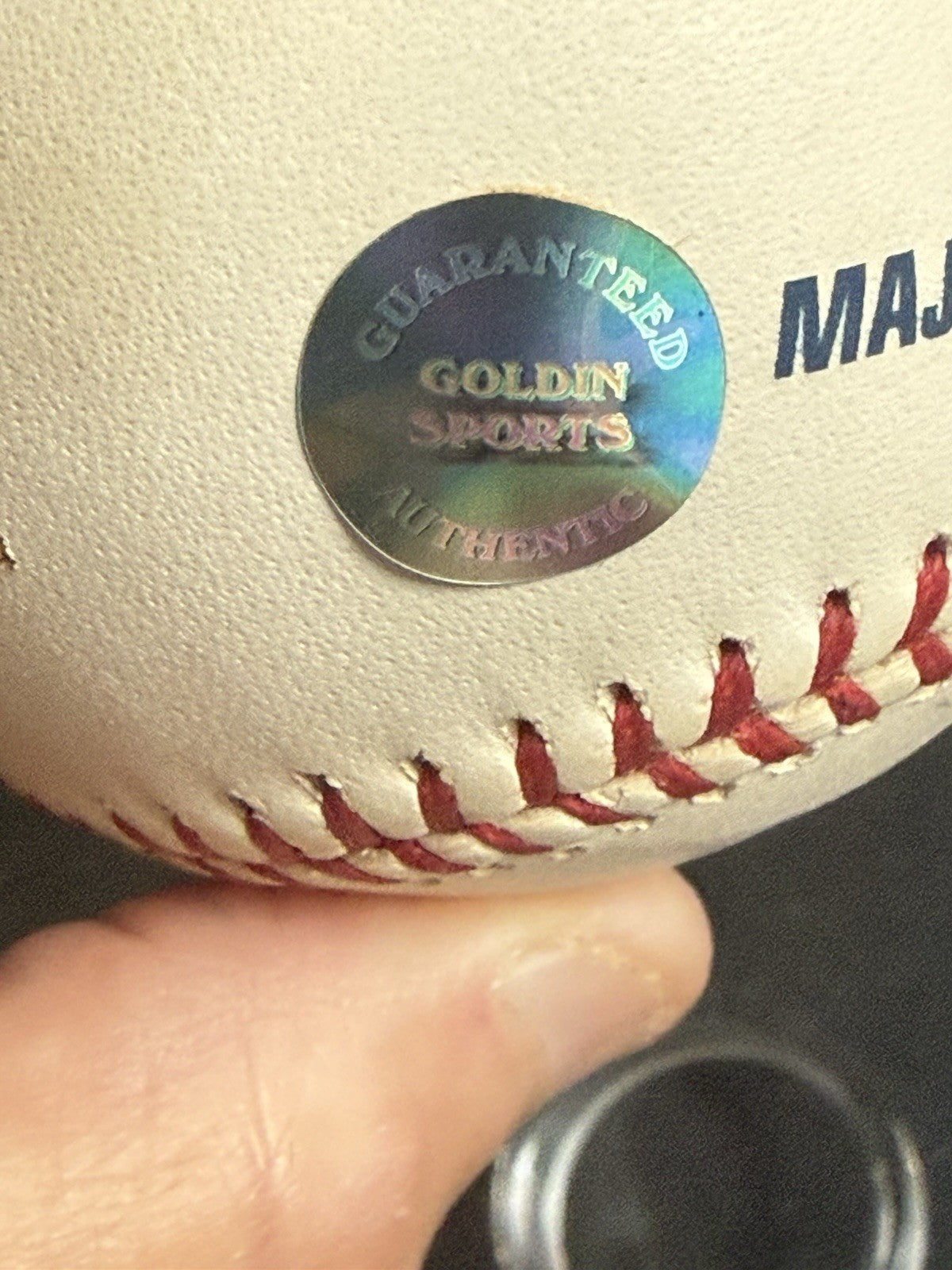 Barry Bonds & Randy Johnson 5x MVP Cy Signed MLB Baseball /73 Auto Goldin Coa