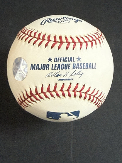 Barry Bonds & Randy Johnson 5x MVP Cy Signed MLB Baseball /73 Auto Goldin Coa
