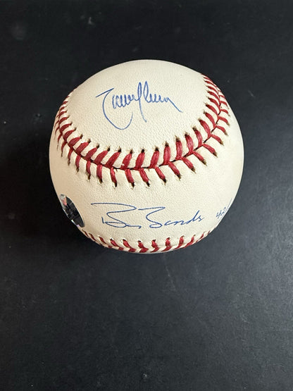 Barry Bonds & Randy Johnson 5x MVP Cy Signed MLB Baseball /73 Auto Goldin Coa