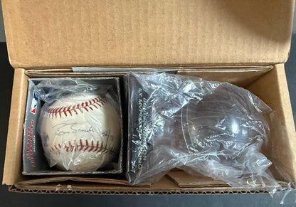 Barry Bonds & Randy Johnson 5x MVP Cy Signed MLB Baseball /73 Auto Goldin Coa