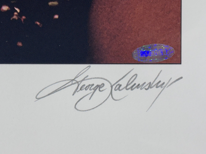 Muhammad Ali Joe Frazier Signed Kalinsky Photo LE/250 Framed Auto Steiner COA