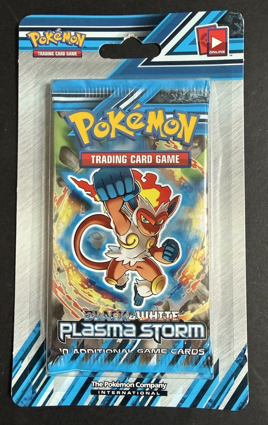 Pokemon TCG Black & White Plasma Storm Vintage Booster Blister Pack Infernape