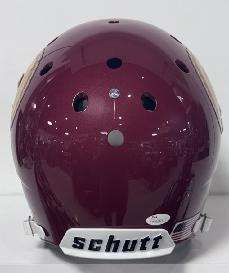 Marcus Allen Signed USC Trojans Schutt Replica Helmet Auto JSA COA Raiders HOF
