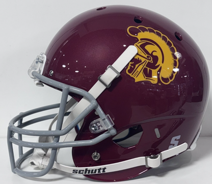 Marcus Allen Signed USC Trojans Schutt Replica Helmet Auto JSA COA Raiders HOF