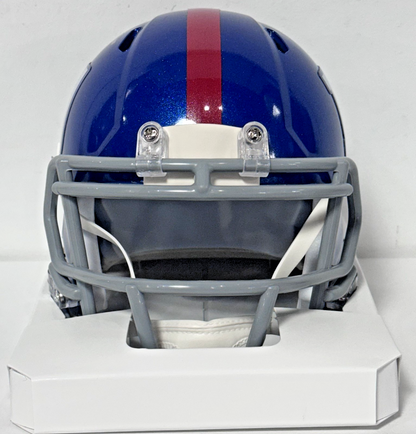 Cam Skattebo Signed Riddell Speed Mini Helmet Auto Fanatics COA NY Giants