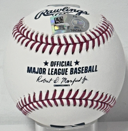 Nolan Mclean Signed Official Baseball MLB Debut Auto Fanatics MLB COA NY Mets