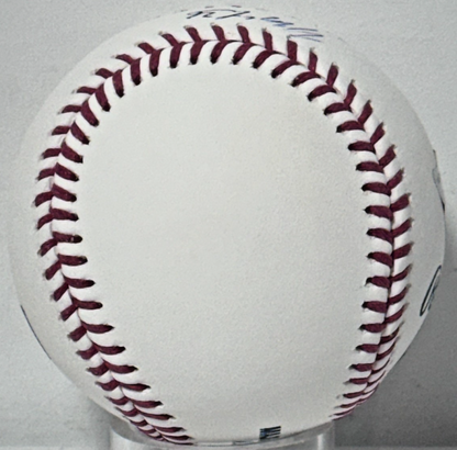 Nolan Mclean Signed Official Baseball MLB Debut Auto Fanatics MLB COA NY Mets