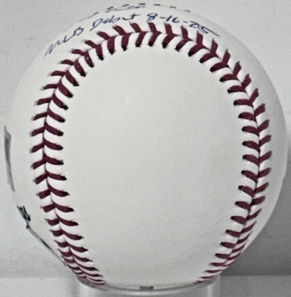 Nolan Mclean Signed Official Baseball MLB Debut Auto Fanatics MLB COA NY Mets