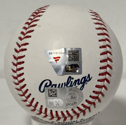 Cam Schlittler Signed Official MLB Baseball NY Yankees Auto Fanatics MLB COA