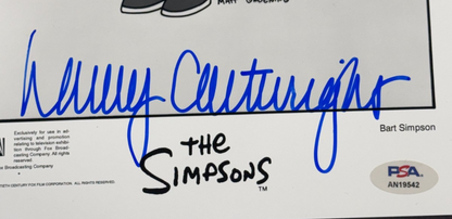 Nancy Cartwright Signed 8x10 Photo Yo Matthew Auto PSA COA Bart Simpson