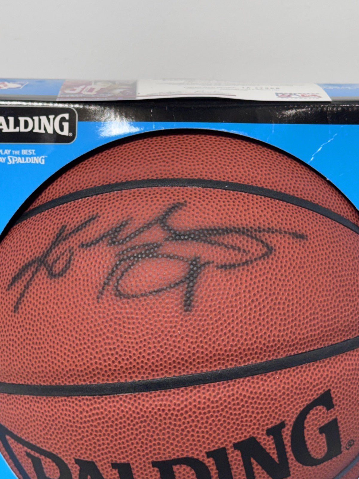 Kobe Bryant LA Lakers Signed NBA Spalding Basketball Full Auto PSA ITP COA HOF