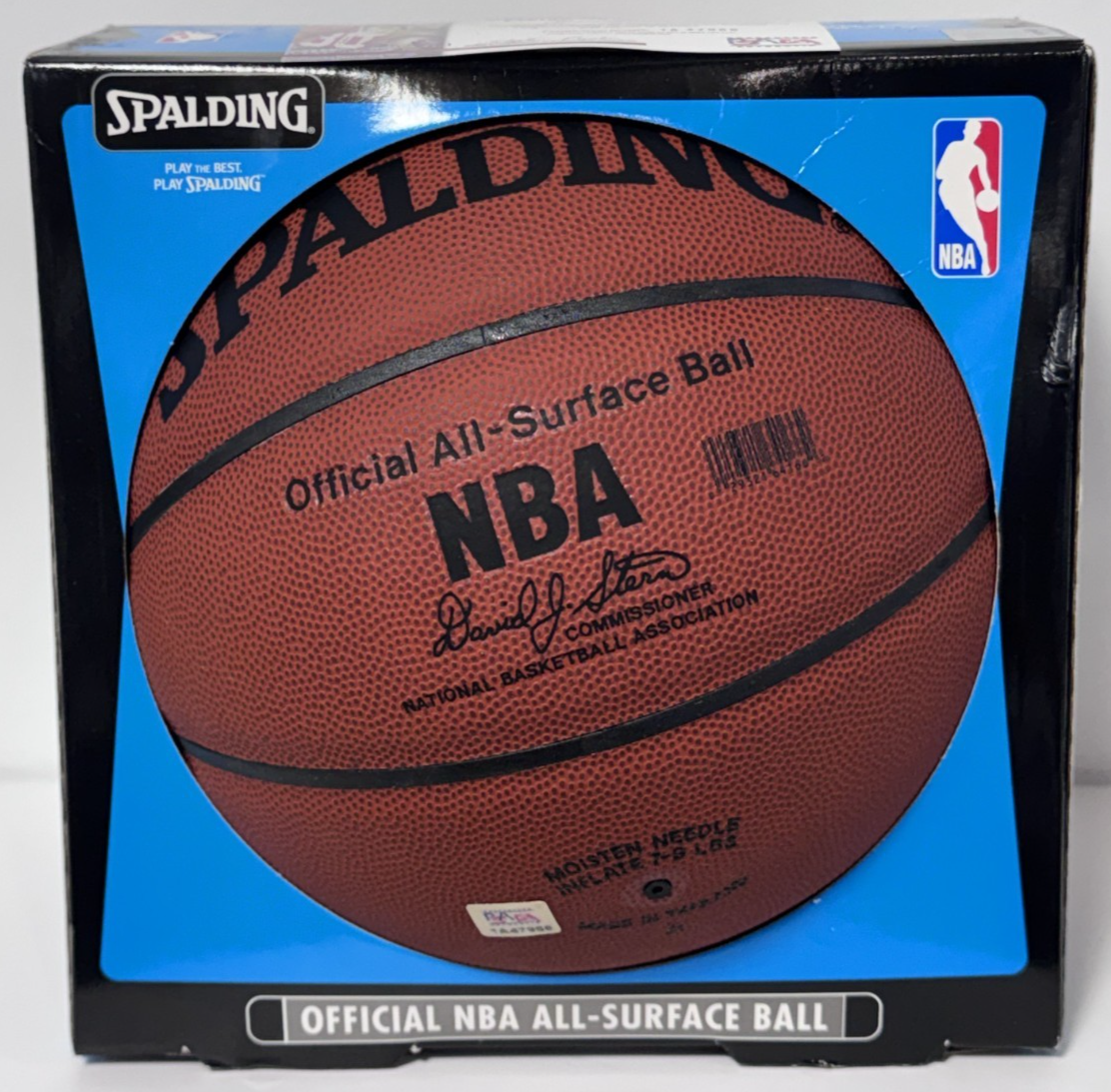 Kobe Bryant LA Lakers Signed NBA Spalding Basketball Full Auto PSA ITP COA HOF