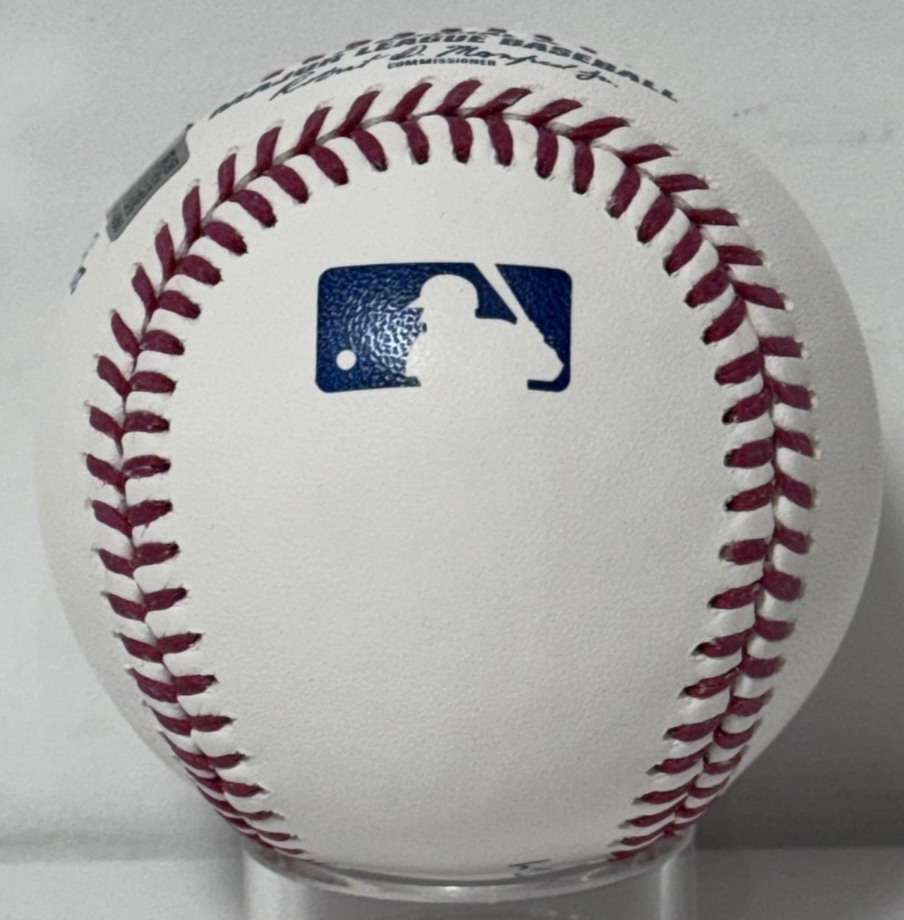Ben Rice Signed Official Baseball Yankees MLB Debut 1st Hit Auto /22 Steiner COA