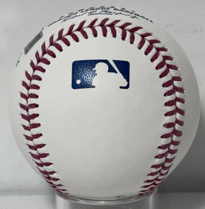 Ben Rice Signed Official Baseball Yankees MLB Debut 1st Hit Auto /22 Steiner COA