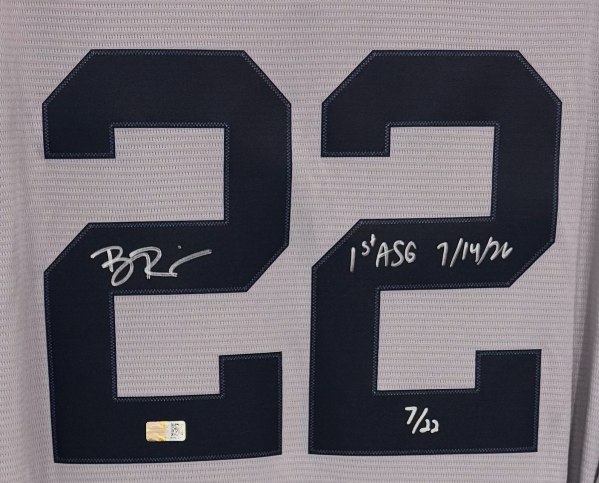 Ben Rice Signed 2026 All Star Game Nike Jersey 1st ASG Auto LE/22 Steiner CX COA