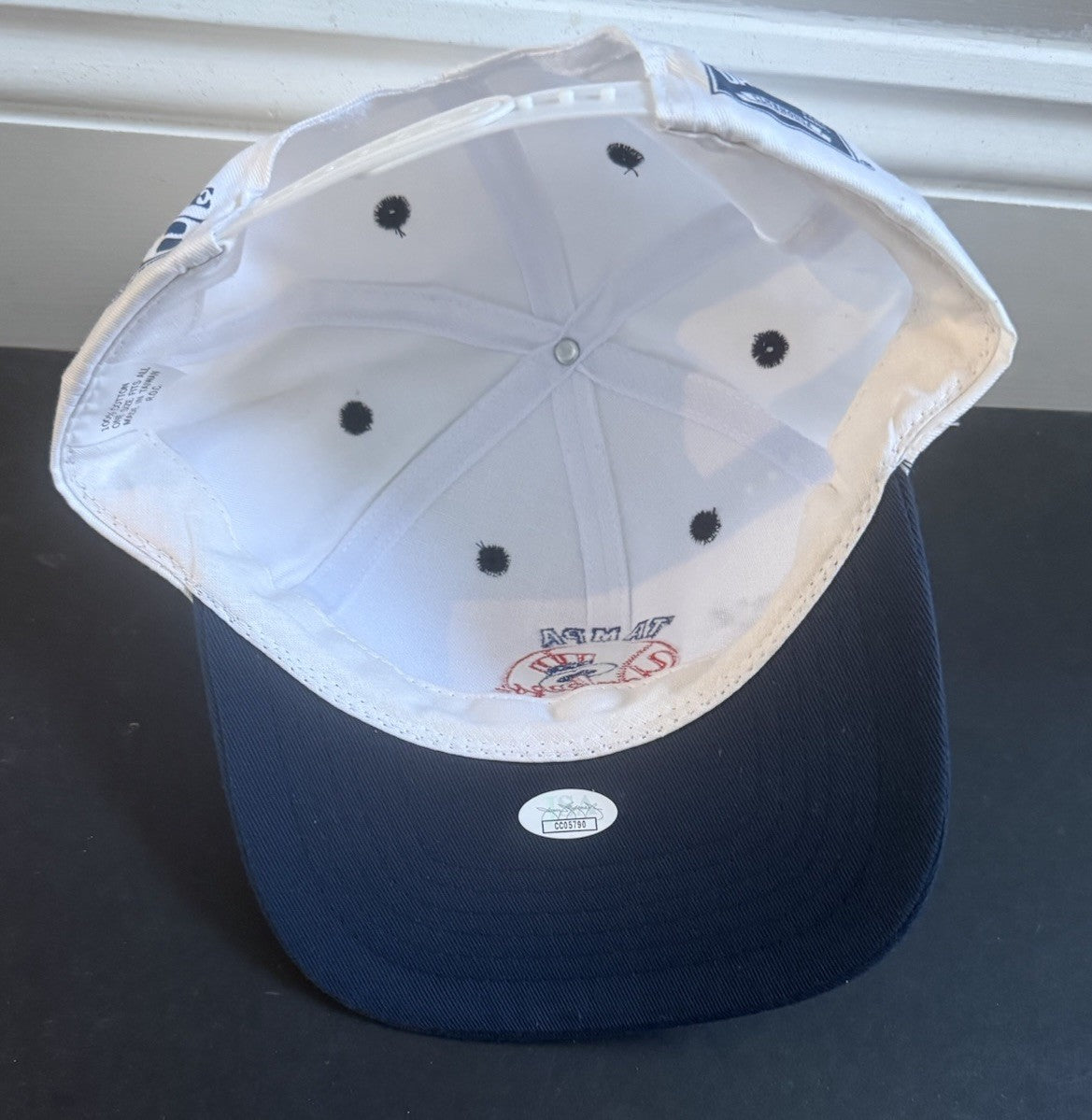 George Steinbrenner Signed 1994 Inaugural Season Tampa Yankees Hat Auto Jsa Case