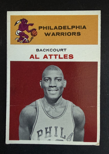 Fleer 1961-62 Fleer Al Attles #1 Philadelphia Warriors RC Rookie Vg