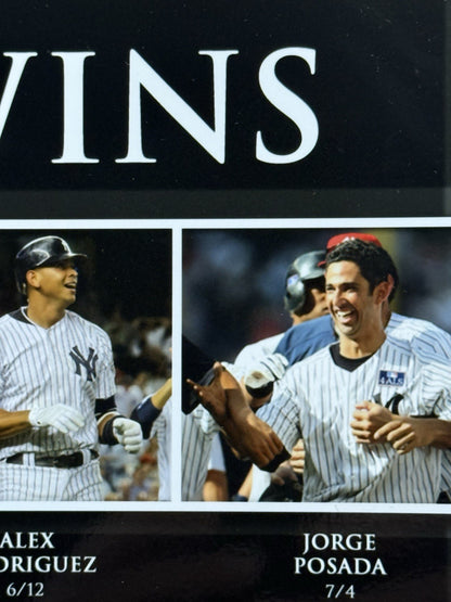 2009 Ny Yankees 15 Walk Off Wins 16x20 Photo File World Series Nick Swisher MLB