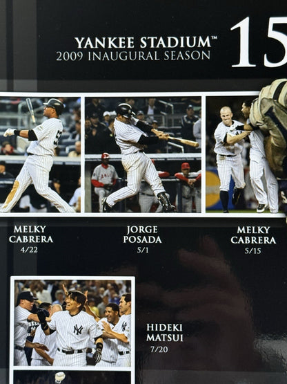 2009 Ny Yankees 15 Walk Off Wins 16x20 Photo File World Series Nick Swisher MLB