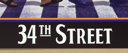 New York Knicks 34th St MSG 16x20 Litho Brunson Kat OG Hart 2026 NBA Finals