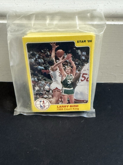 1986 STAR COURT KINGS FACTORY SEALED Basketball SET MICHAEL JORDAN BIRD + Rare