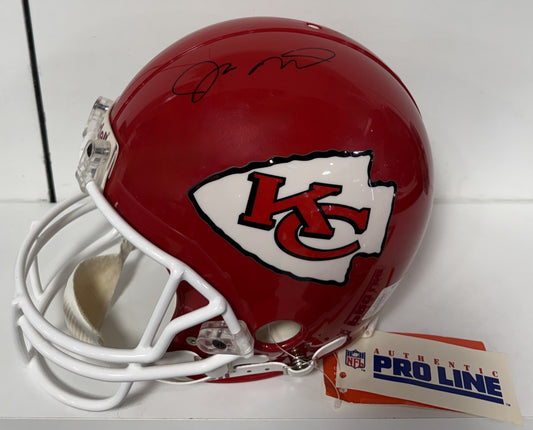 Joe Montana Signed Riddell Pro Line Authentic Helmet HOF Chiefs Auto UDA Holo