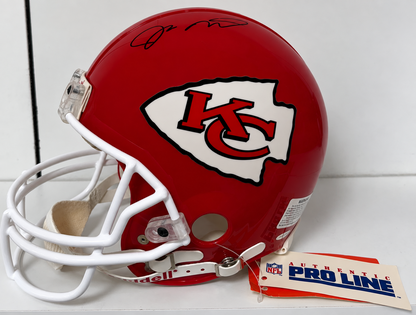 Joe Montana Signed Riddell Pro Line Authentic Helmet HOF Chiefs Auto UDA Holo