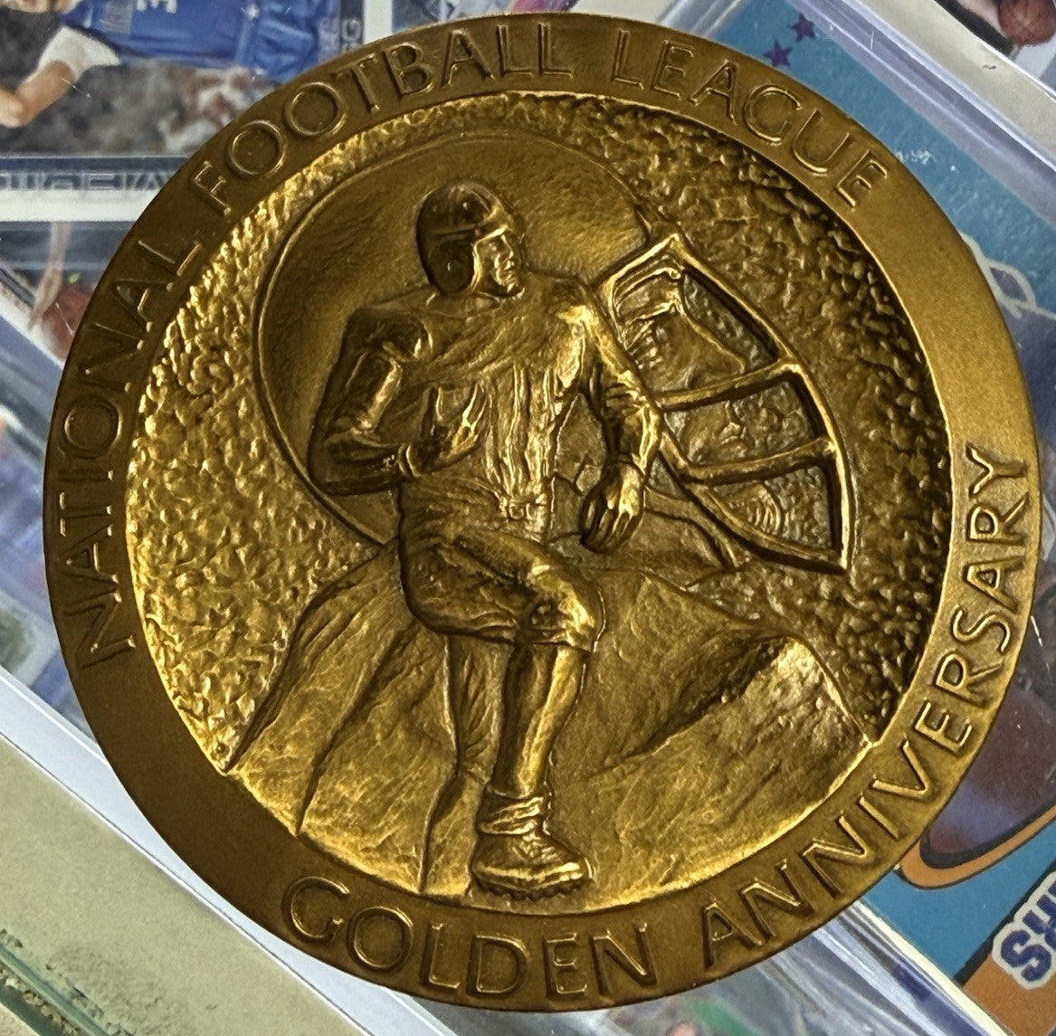 National Football League 1969 Medallion Golden Anniversary Bronze Medal New Jets