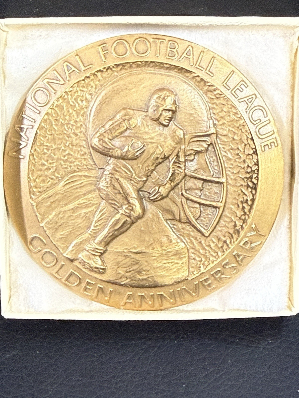 National Football League 1969 Medallion Golden Anniversary Bronze Medal New Jets