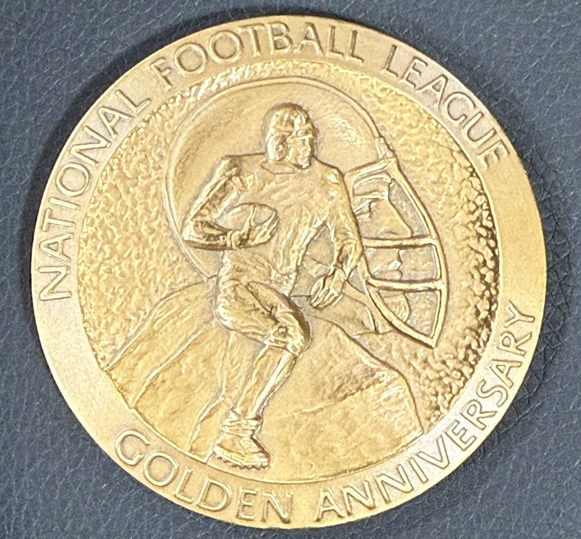 National Football League 1969 Medallion Golden Anniversary Bronze Medal New Jets