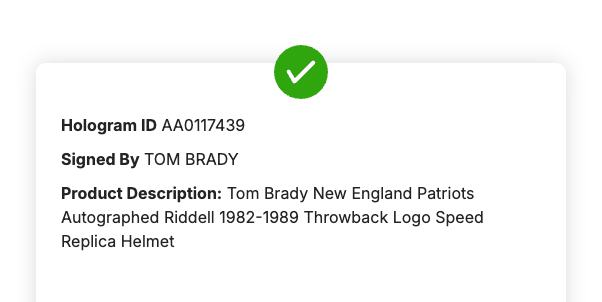 Tom Brady Signed Patriots Riddell Throwback Replica Helmet Auto Fanatics W/Case