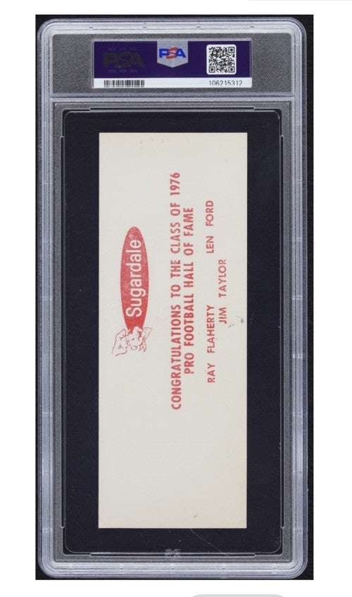 1976 NFL Hall of Fame Game Full Ticket PSA 7 Nm Bill Belichick Pro Debut HOF