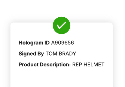 Tom Brady Signed TB Buccaneers Riddell Replica Helmet Auto Fanatics COA W/Case