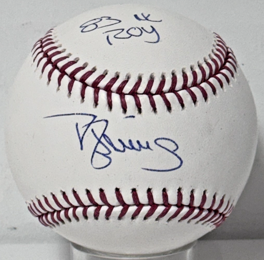 Darryl Strawberry Signed Official Baseball 83 NL ROY Auto Steiner CX COA NY Mets