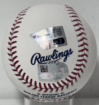 Ronald Acuna Jr Signed Official Baseball 40/70 Club Auto Fanatics W/Case Braves