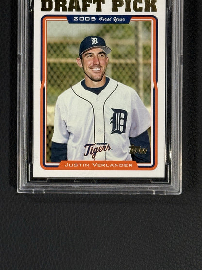 2005 JUSTIN VERLANDER ROOKIE TOPPS #677 BCCG 10 MINT OR BETTER Rc Future HOF