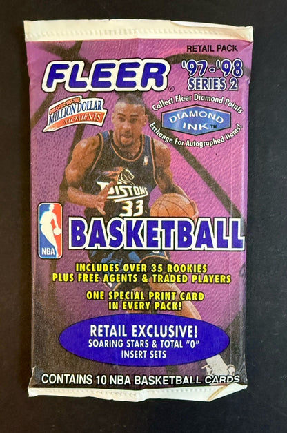 Michael Jordan 1998 Fleer Tradition Plus Factor #142 Bulls Mint Pack Fresh HOF