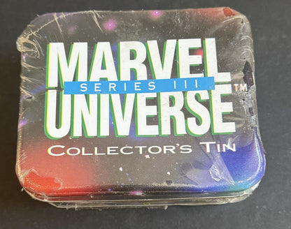 1992 Skybox Marvel Universe Series 3 Factory Sealed Collector's Tin 149/10,000