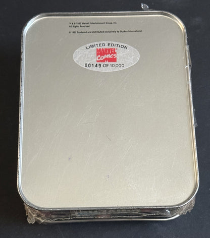 1992 Skybox Marvel Universe Series 3 Factory Sealed Collector's Tin 149/10,000