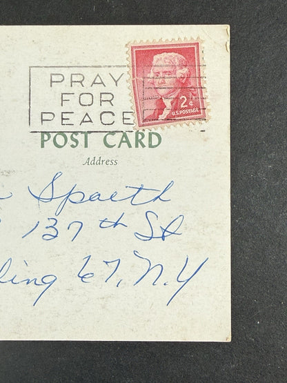1955 BILL & BOB'S  MILWAUKEE BRAVES  GLOSSY POSTCARD BOB BUHL  POSTMARKED 1957