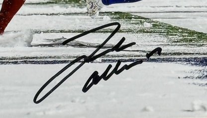 Josh Allen Signed 8x10 Framed Dive Photo Buffalo Bills Auto MVP Fanatics COA
