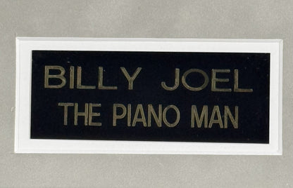 Billy Joel Signed 8x10 Photo Framed Auto The Piano Man Suede Matting PSA COA