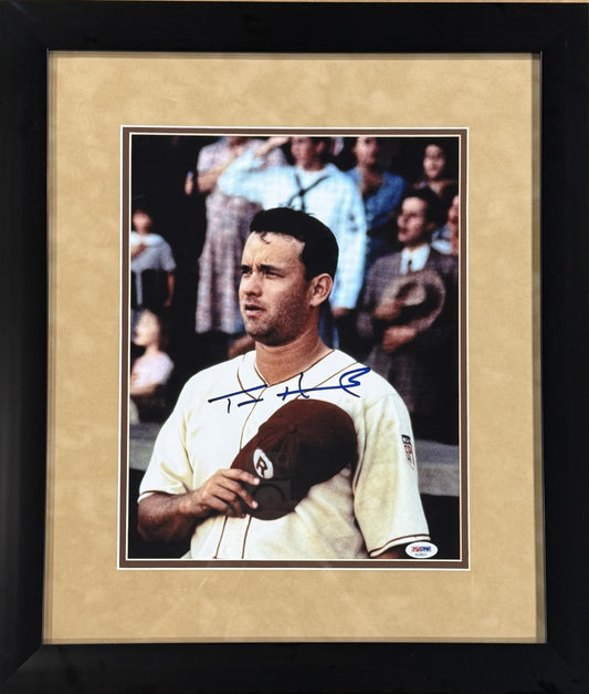 Tom Hanks Signed 11x14 Photo Framed Autograph A League of Their Own PSA COA