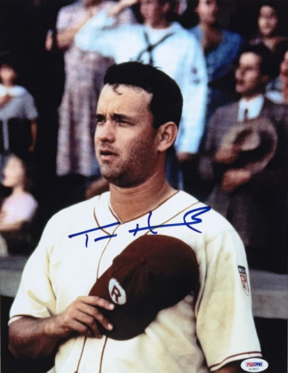 Tom Hanks Signed 11x14 Photo Framed Autograph A League of Their Own PSA COA