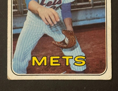 1969 Topps Nolan Ryan #533 Ny Mets 2nd Year Ny Mets Vg Dead Centered