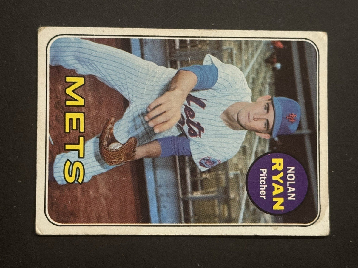 1969 Topps Nolan Ryan #533 Ny Mets 2nd Year Ny Mets Vg Dead Centered