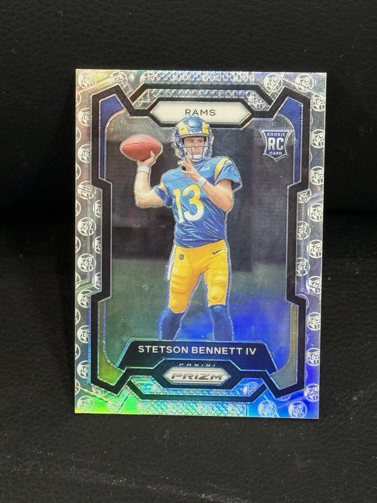 2023 Panini Prizm Stetson Bennett White Knight 358 Rookie 3/3 Mint Rams Georgia