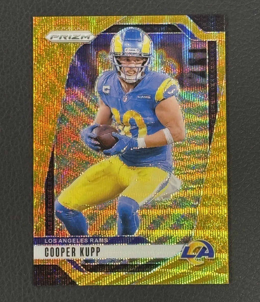 2024 Panini Prizm Cooper Kupp #169 Gold Wave Prizm 5/10 Mint Rams Seahawks