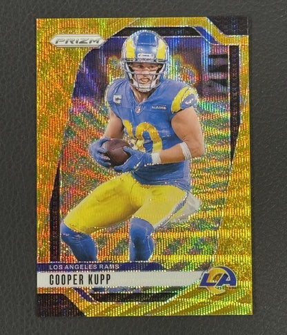 2024 Panini Prizm Cooper Kupp #169 Gold Wave Prizm 5/10 Mint Rams Seahawks