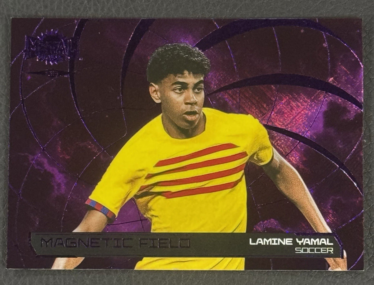2026 UD Metal Universe Lamine Yamal MAGNETIC FIELD Purple  9/10 Rare World Cup